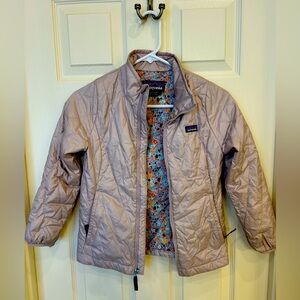 Patagonia light weight Worn Wear Primaloft Jacket Rose Gold color